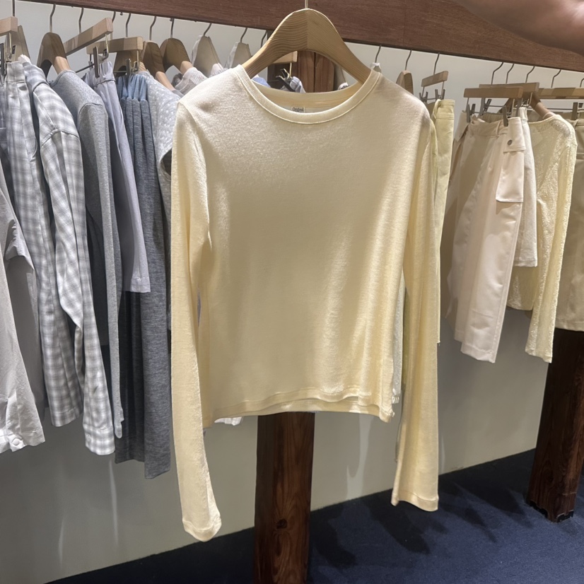 FURE韓國代購女裝新品26春夏推薦熱賣時尚真品人氣長袖T恤FURE長袖T恤圖色3