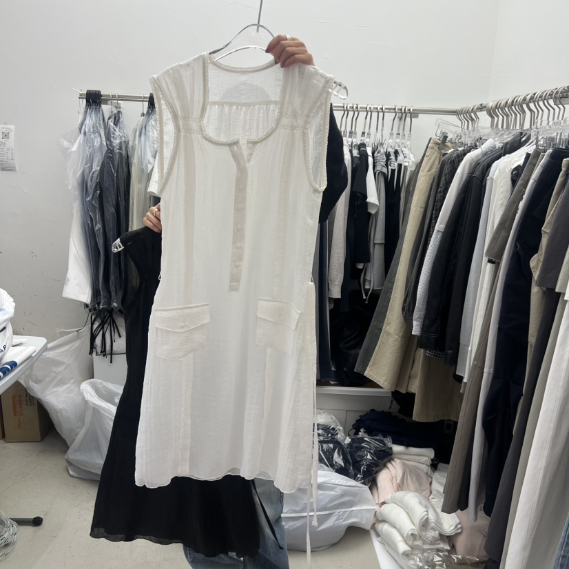 PADO韓國代購女裝新品熱賣職業人氣時尚推薦26春夏連衣裙口袋PADO連衣裙圖色1