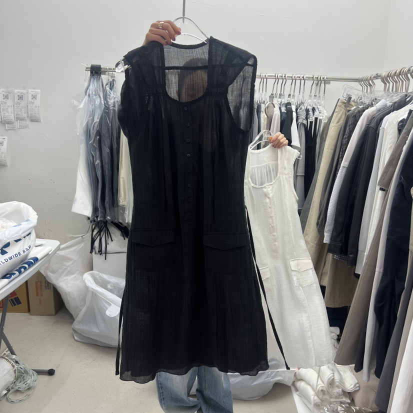 PADO韓國代購女裝新品熱賣職業人氣時尚推薦26春夏連衣裙口袋PADO連衣裙圖色2