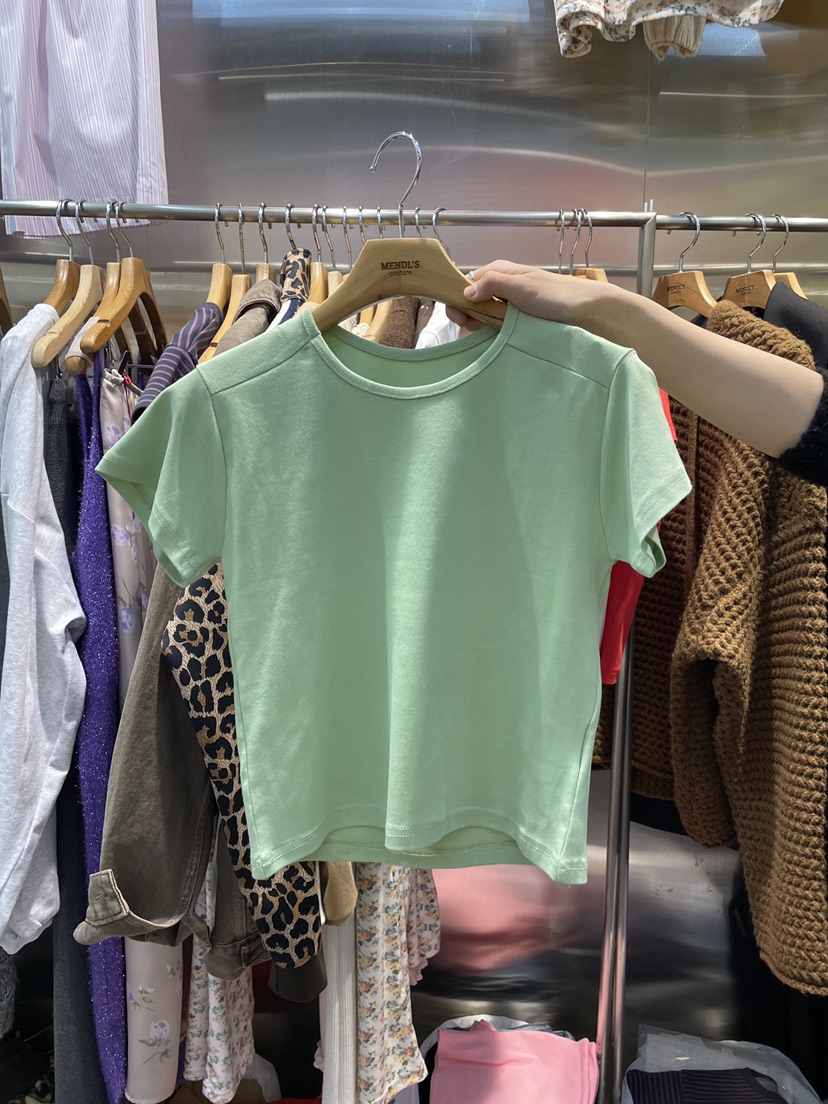 MENDL S韓國直郵女士新品熱賣真品26春夏休閑推薦時尚T恤MENDL ST恤圖色2