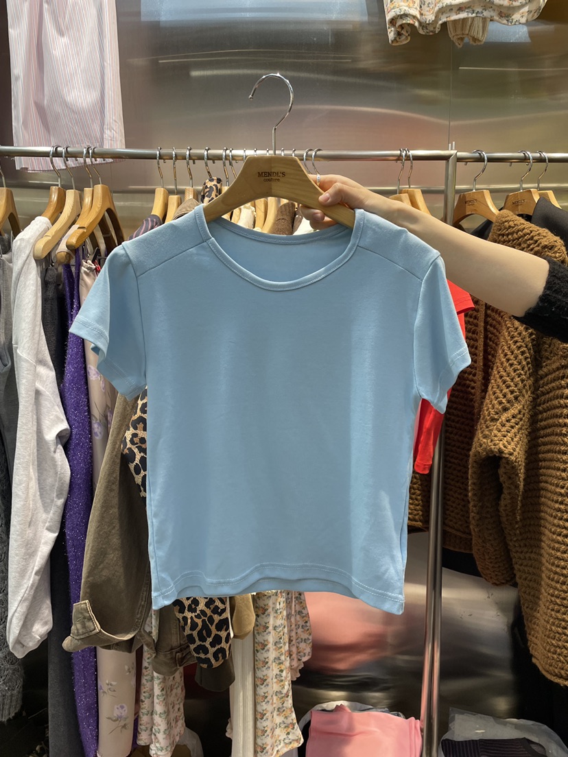 MENDL S韓國直郵女士新品熱賣真品26春夏休閑推薦時尚T恤MENDL ST恤圖色3