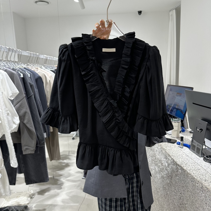 NEROLI 36東大門直郵女裝新款人氣時尚真品休閑襯衫蕾絲衫NEROLI 36襯衫/蕾絲衫圖色2