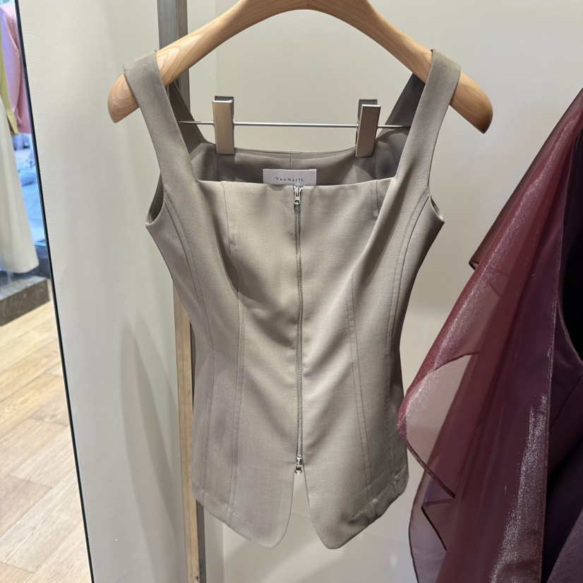 VAN NZILL韓國代購女裝新品真品職業26春夏休閑吊帶背心VAN NZILL吊帶/背心圖色1