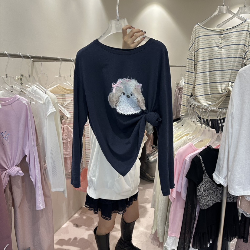 MIMME/LOOKK東大門直郵女裝新款職業人氣熱賣時尚長袖T恤MIMME/LOOKK長袖T恤圖色3