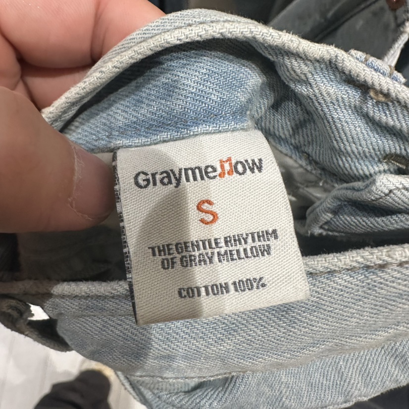 GRAYMELLOW韓國直郵女士新款時尚真品推薦人氣熱賣牛仔褲GRAYMELLOW牛仔褲