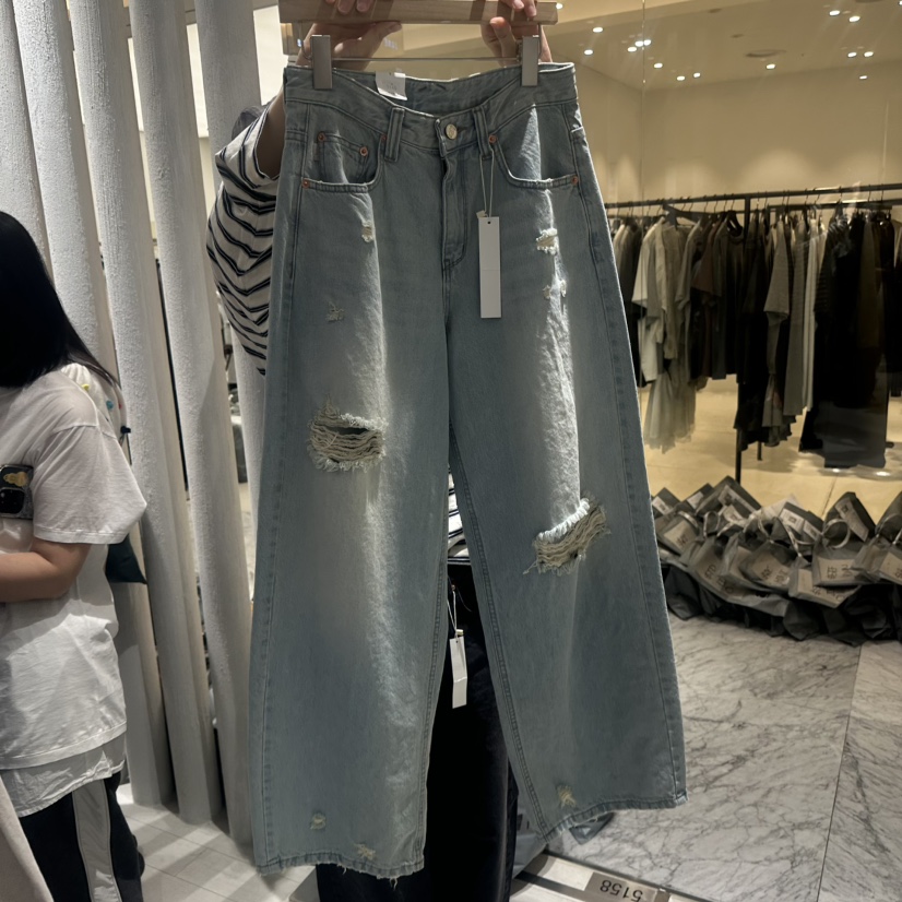 GRAYMELLOW韓國直郵女士新款時尚真品推薦人氣熱賣牛仔褲GRAYMELLOW牛仔褲圖色1