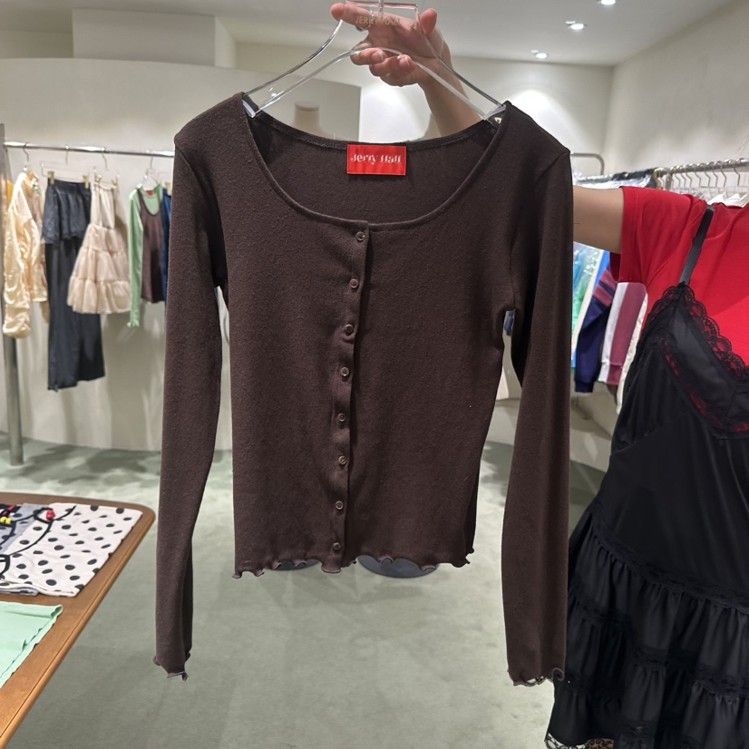 JERRY HALL-P東大門代購女士新品職業針織衫不含內搭棉質開衫JERRY HALL針織衫圖色2