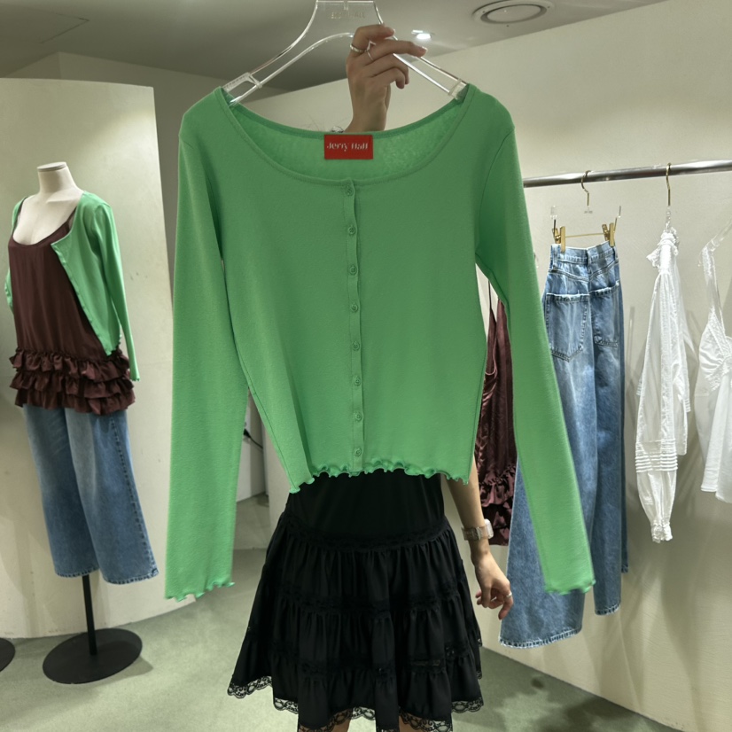 JERRY HALL-P東大門代購女士新品職業針織衫不含內搭棉質開衫JERRY HALL針織衫圖色4