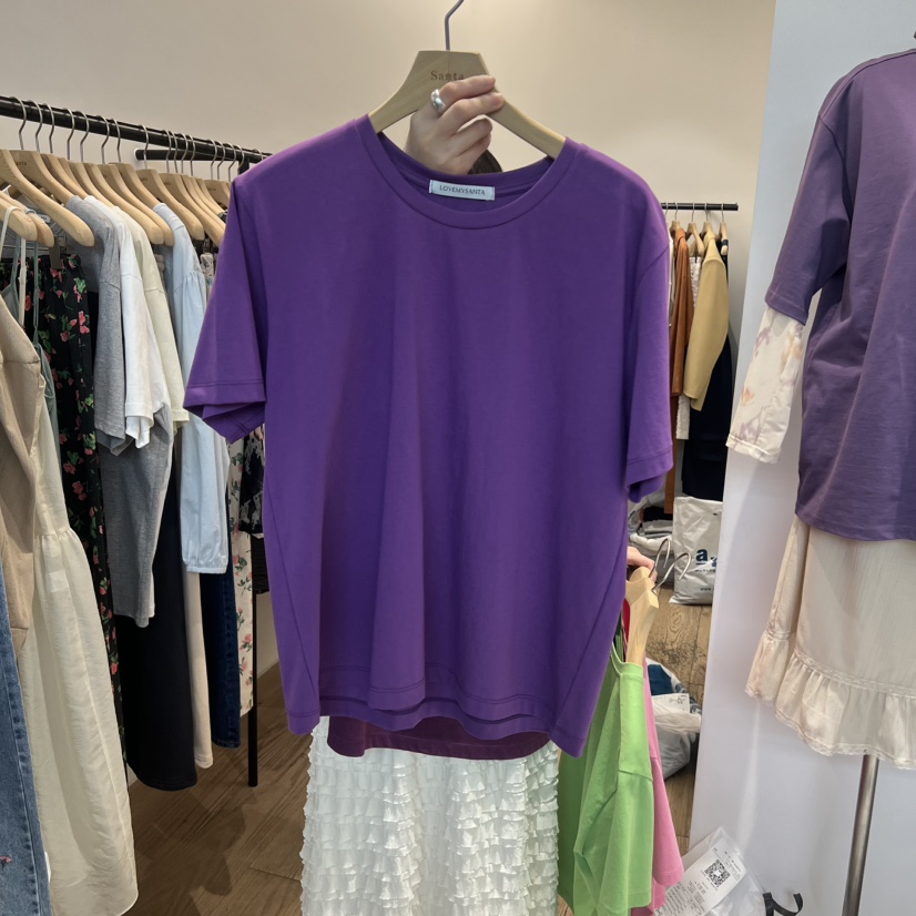 LOVE MY SANTA東大門直郵女士新品休閑時尚職業真品T恤Santa/LOVE MY SANTAT恤圖色1