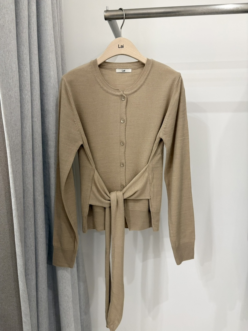 LAI韓國直郵女士新款時尚休閑職業真品推薦26春夏針織衫開衫Lai針織衫圖色1