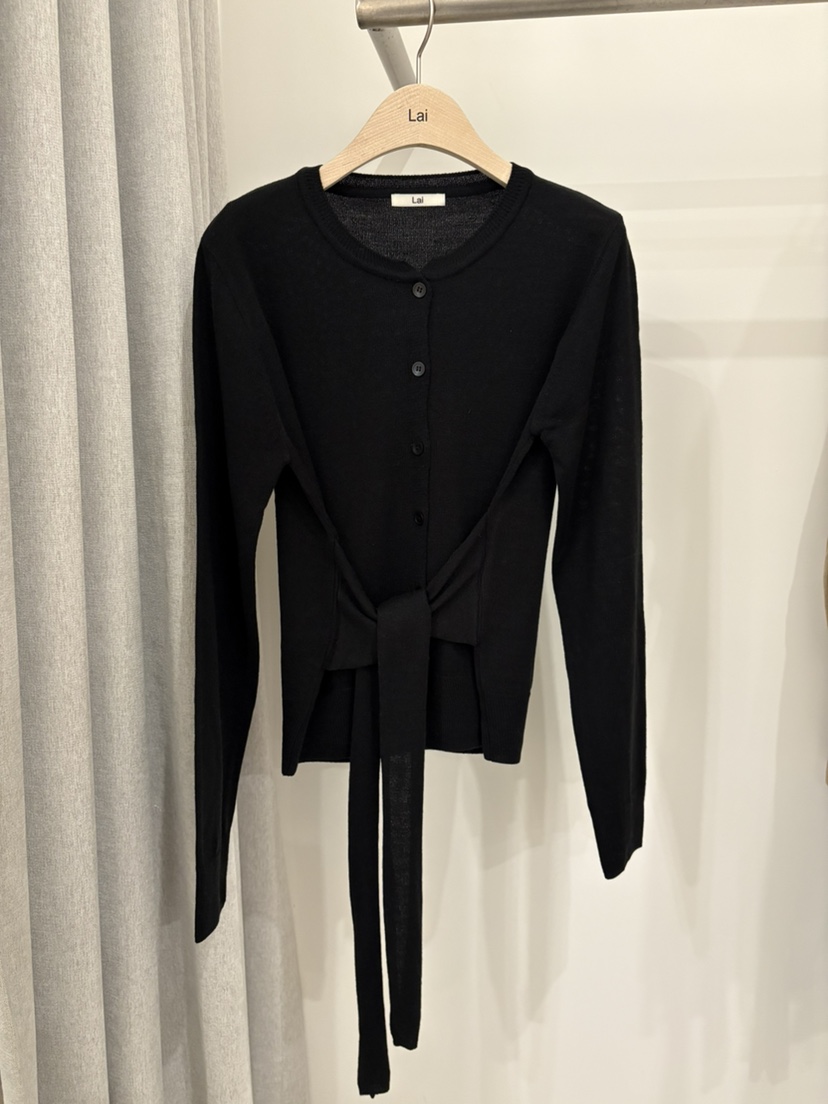 LAI韓國直郵女士新款時尚休閑職業真品推薦26春夏針織衫開衫Lai針織衫圖色2