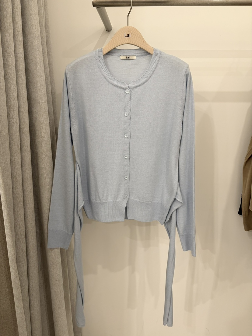 LAI韓國直郵女士新款時尚休閑職業真品推薦26春夏針織衫開衫Lai針織衫圖色3