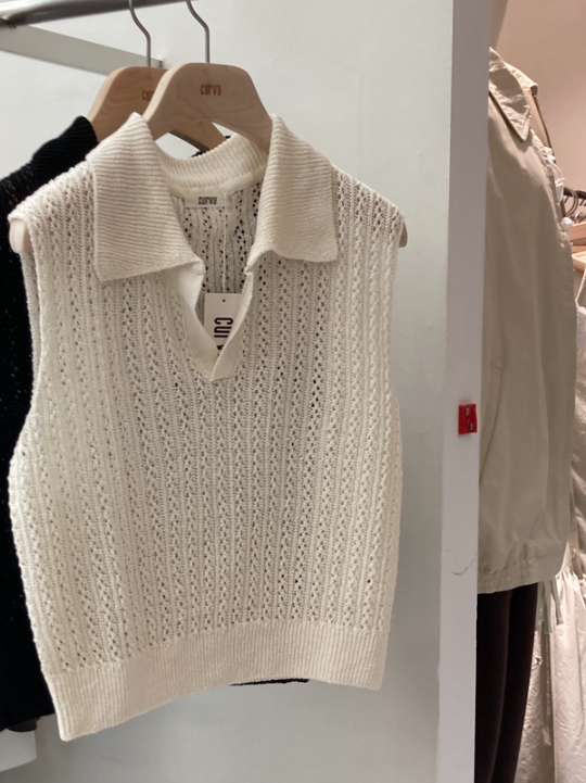 CURVY韓國東大門直郵女士新品26春夏人氣推薦職業吊帶背心CURVY吊帶/背心圖色2