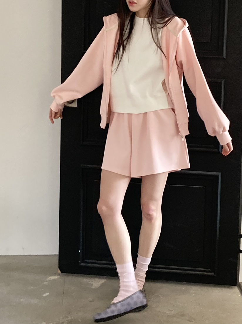 LE AVE東大門直郵女士新款職業人氣熱賣26春夏時尚衛衣拉鏈LE AVE衛衣