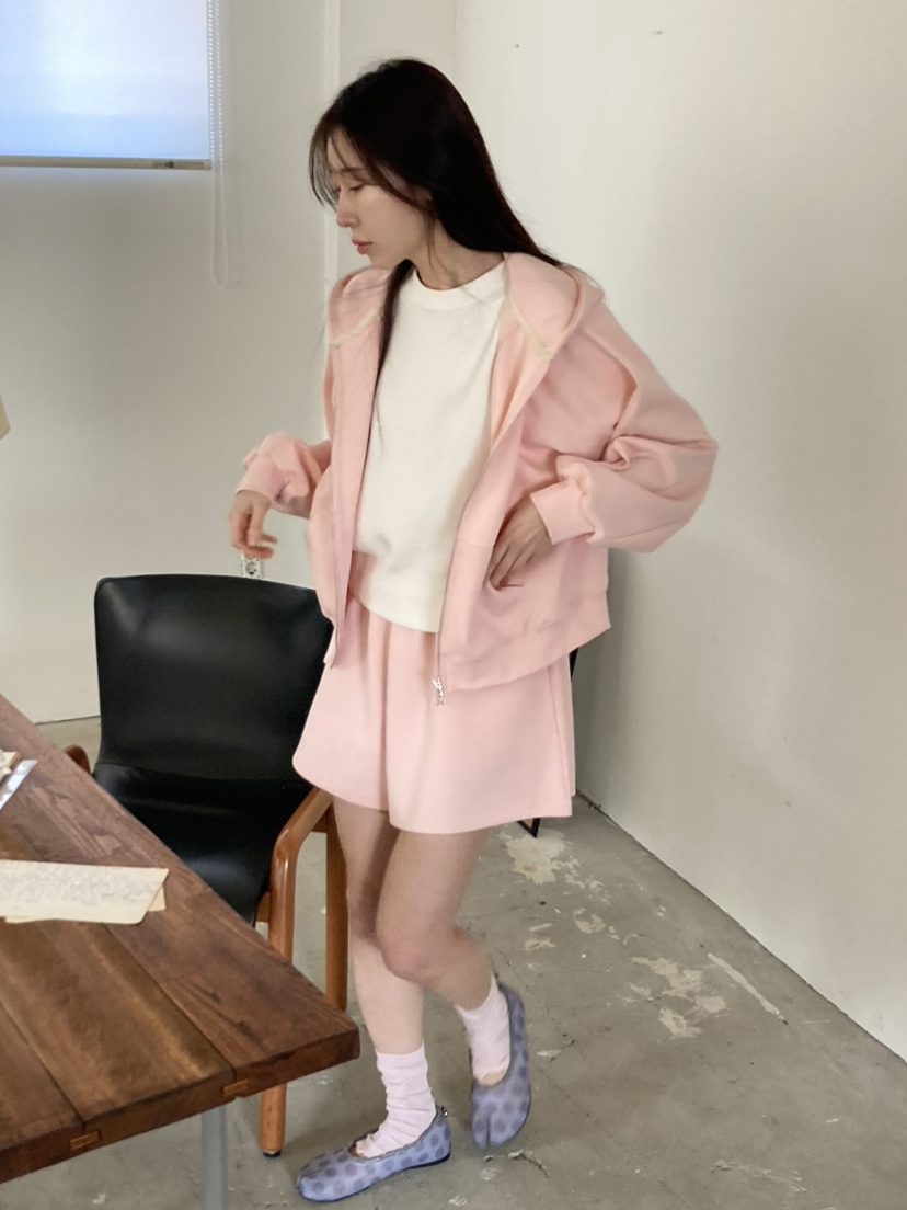 LE AVE東大門直郵女士新款職業人氣熱賣26春夏時尚衛衣拉鏈LE AVE衛衣