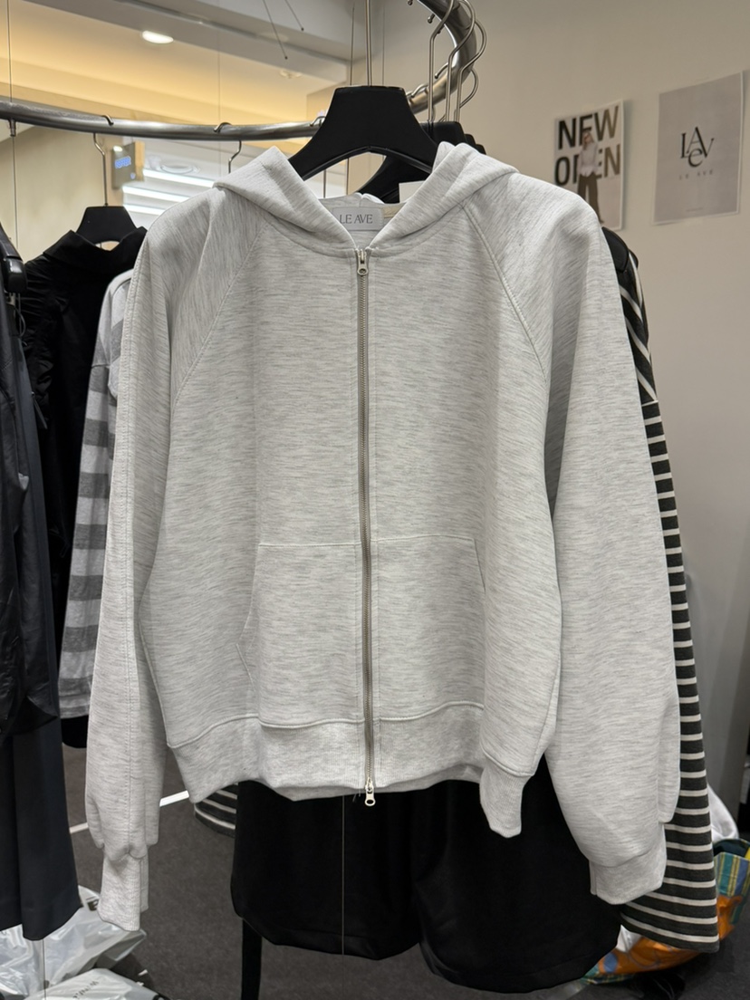 LE AVE東大門直郵女士新款職業人氣熱賣26春夏時尚衛衣拉鏈LE AVE衛衣圖色1