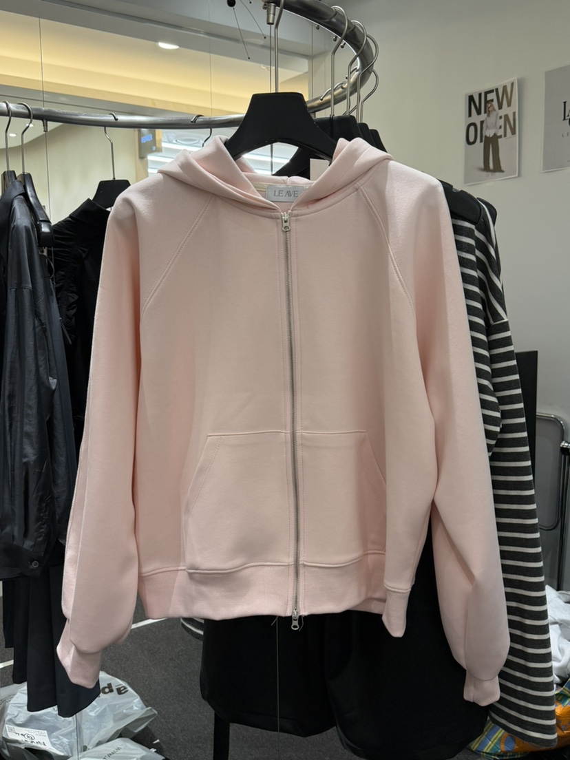 LE AVE東大門直郵女士新款職業人氣熱賣26春夏時尚衛衣拉鏈LE AVE衛衣圖色2