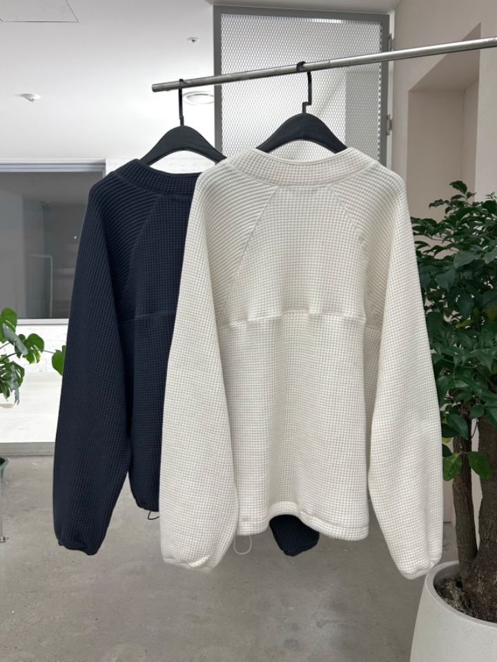 HESTORY韓國直郵實拍女士新品時尚推薦針織衫男女同款拉鏈HESTORY針織衫