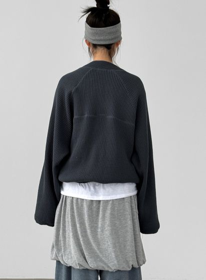 HESTORY韓國直郵實拍女士新品時尚推薦針織衫男女同款拉鏈HESTORY針織衫