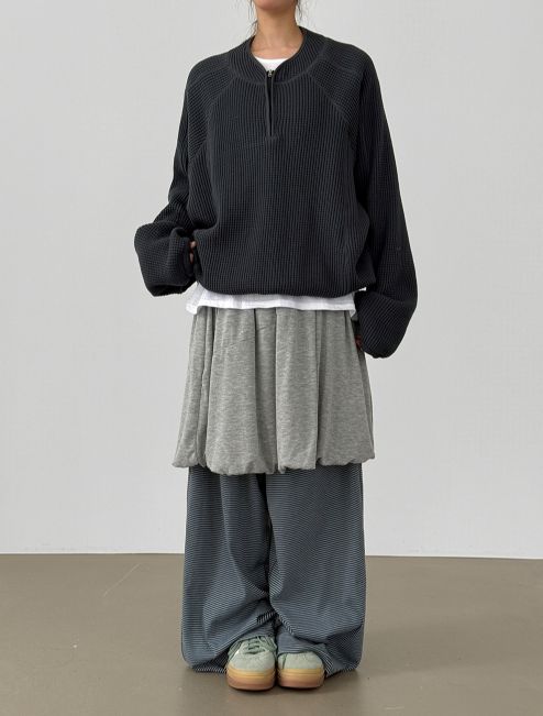 HESTORY韓國直郵實拍女士新品時尚推薦針織衫男女同款拉鏈HESTORY針織衫