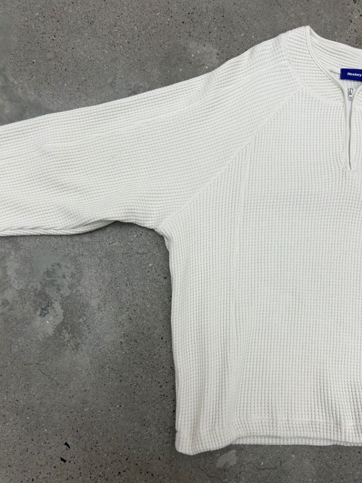 HESTORY韓國直郵實拍女士新品時尚推薦針織衫男女同款拉鏈HESTORY針織衫