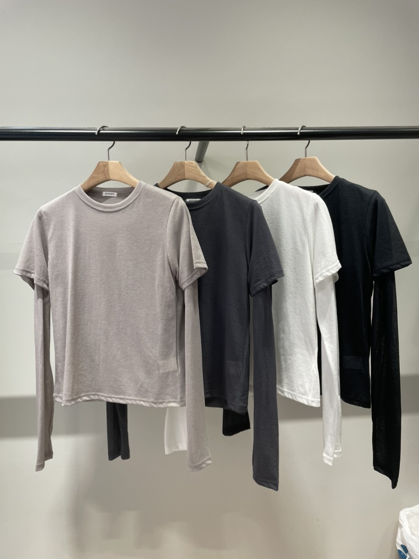 ORMORE韓國代購女裝新品休閑26春夏時尚熱賣真品人氣推薦T恤ORMORET恤