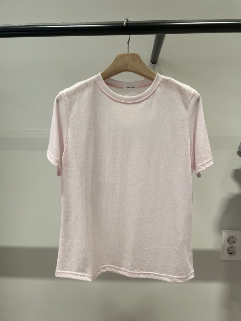 ORMORE韓國代購女裝新品休閑26春夏時尚熱賣真品人氣推薦T恤ORMORET恤圖色1