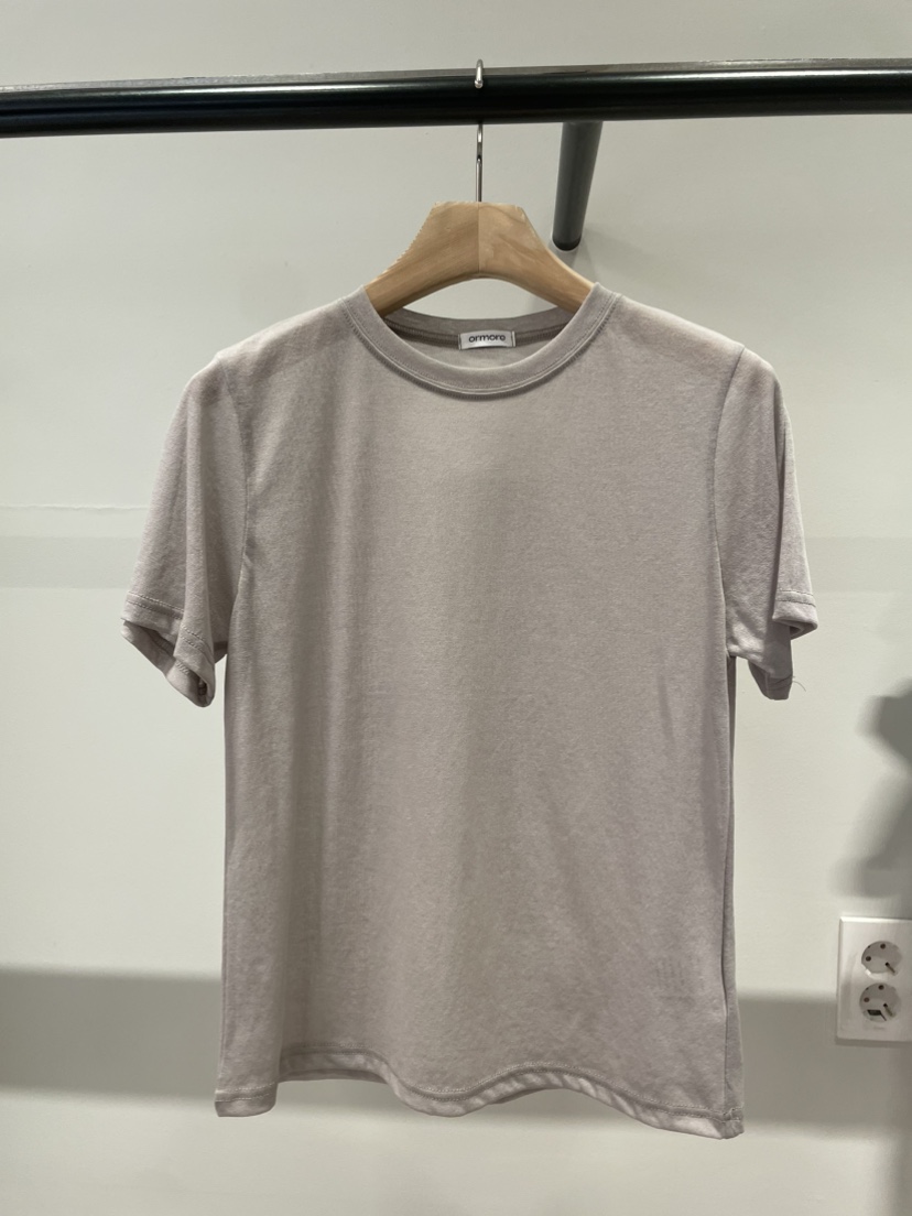 ORMORE韓國代購女裝新品休閑26春夏時尚熱賣真品人氣推薦T恤ORMORET恤圖色2