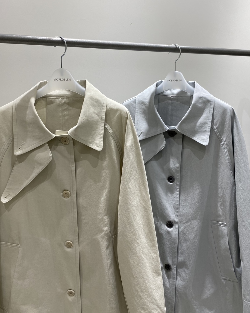 NOPROBLEM韓國代購女裝新品人氣26春夏熱賣推薦休閑長款風衣NOPROBLEM長款風衣