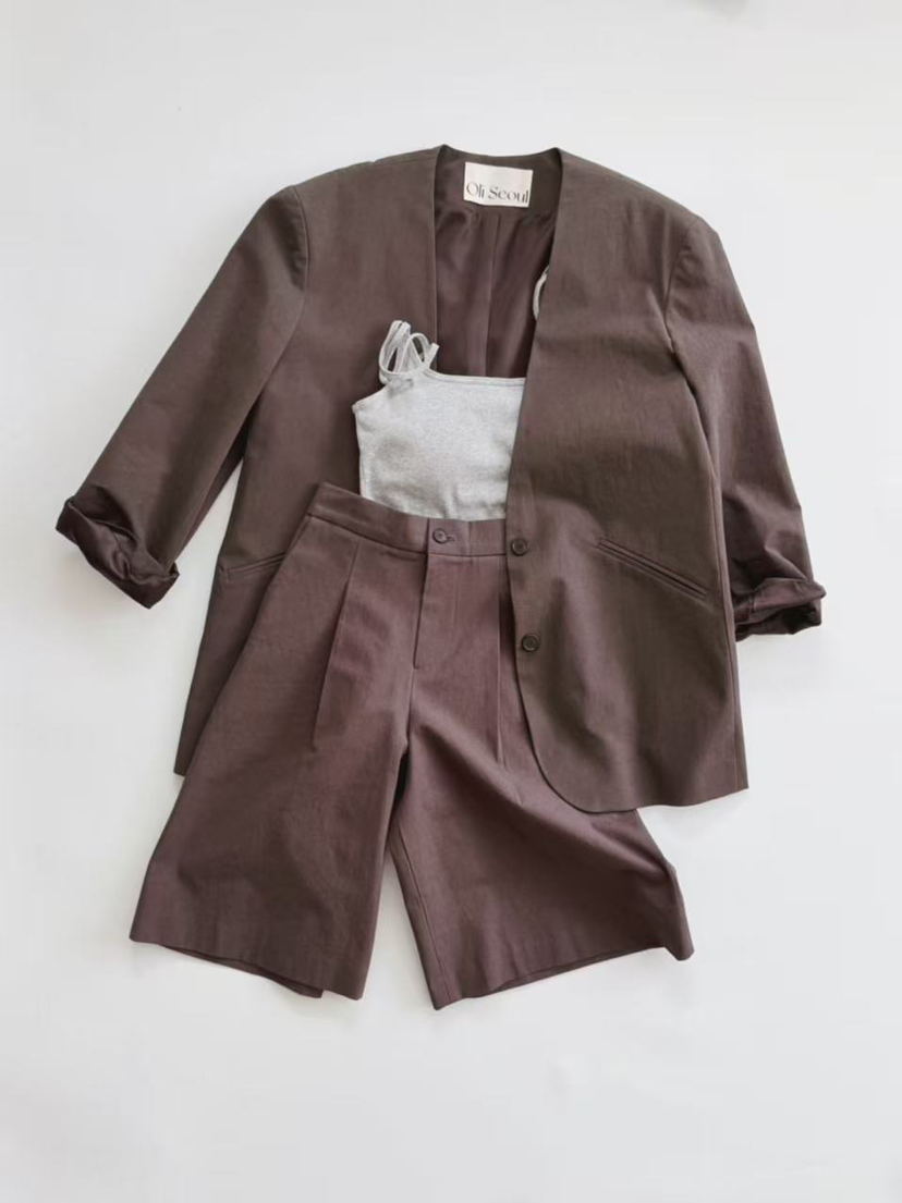 OLI SEOUL東大門直郵女裝新品26春夏熱賣休閑推薦職業夾克OLI SEOUL夾克