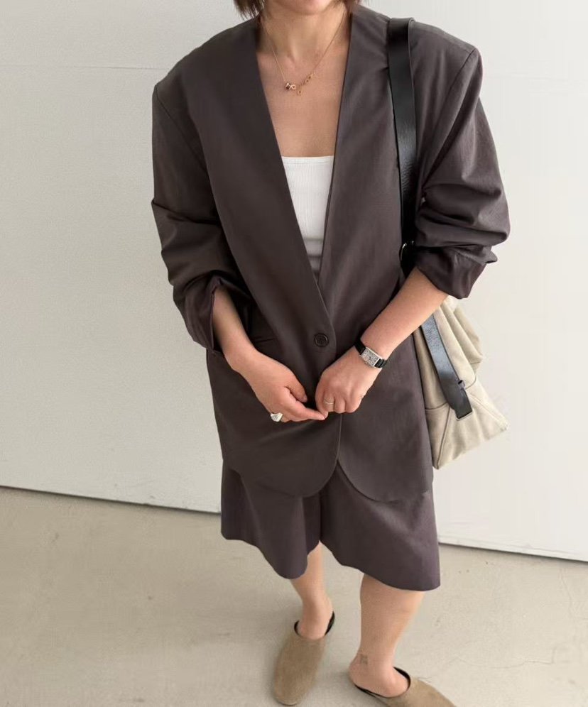 OLI SEOUL東大門直郵女裝新品26春夏熱賣休閑推薦職業夾克OLI SEOUL夾克