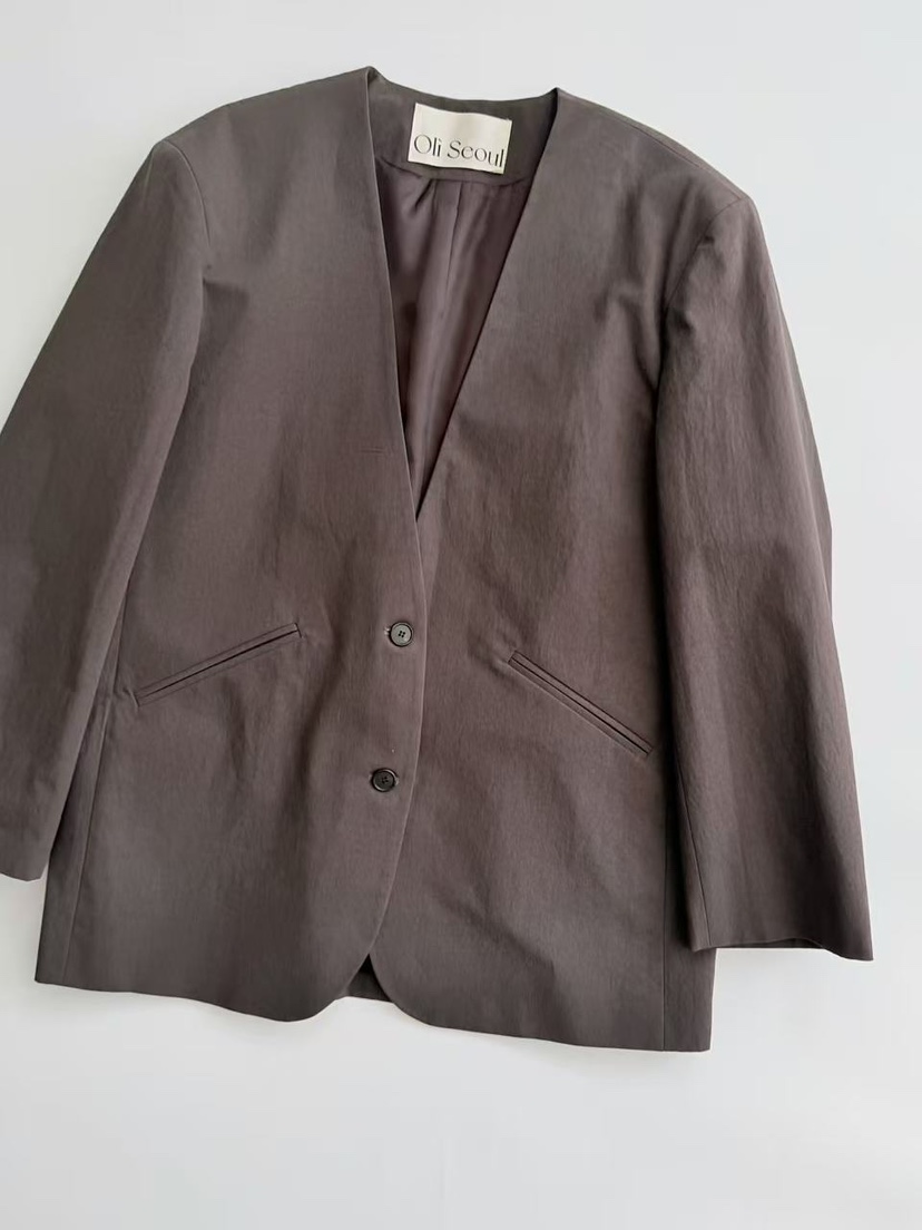 OLI SEOUL東大門直郵女裝新品26春夏熱賣休閑推薦職業夾克OLI SEOUL夾克圖色2