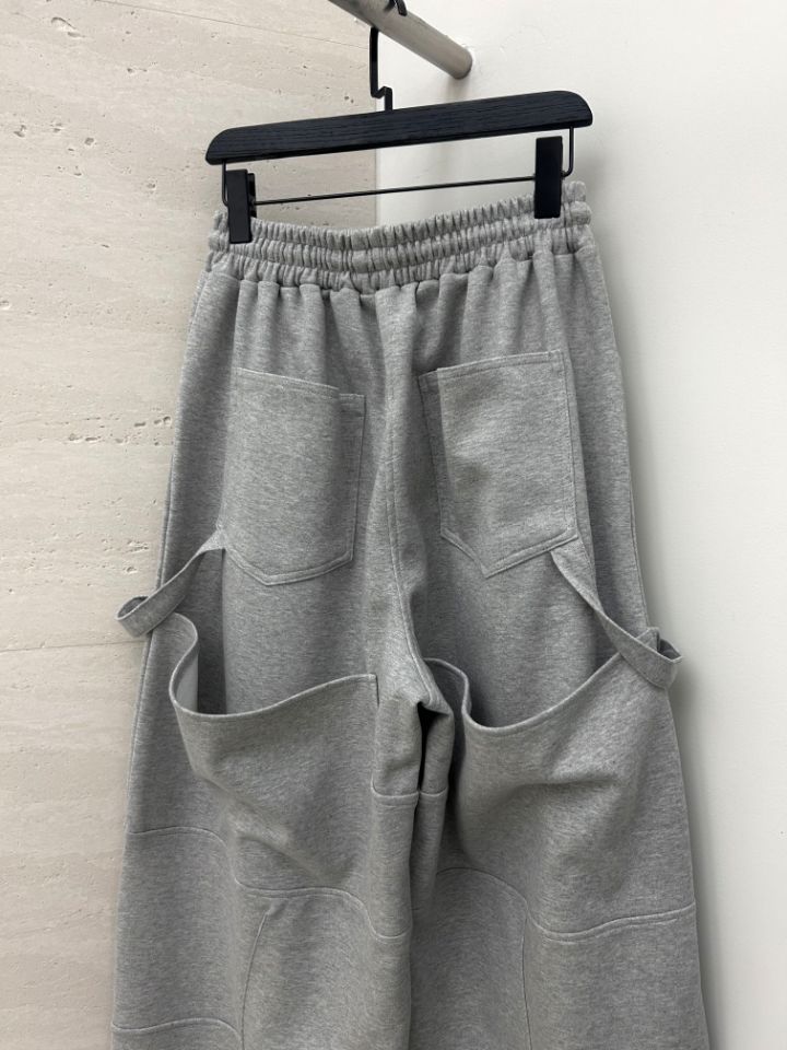 HESTORY韓國直郵實拍女士新品職業人氣休閑褲男女同款雙面HESTORY休閑褲