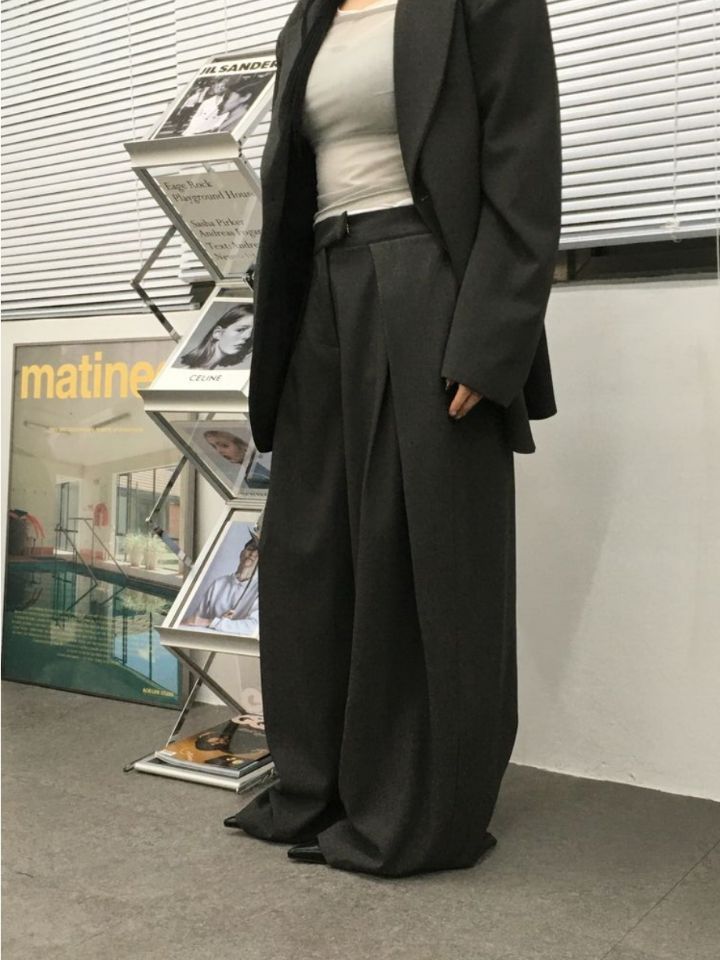 HESTORY東大門實拍女裝新品職業熱賣休閑26春夏推薦休閑褲HESTORY休閑褲