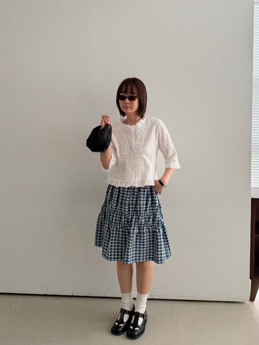 OLI SEOUL東大門代購女士新款職業時尚人氣真品襯衫蕾絲衫OLI SEOUL襯衫/蕾絲衫