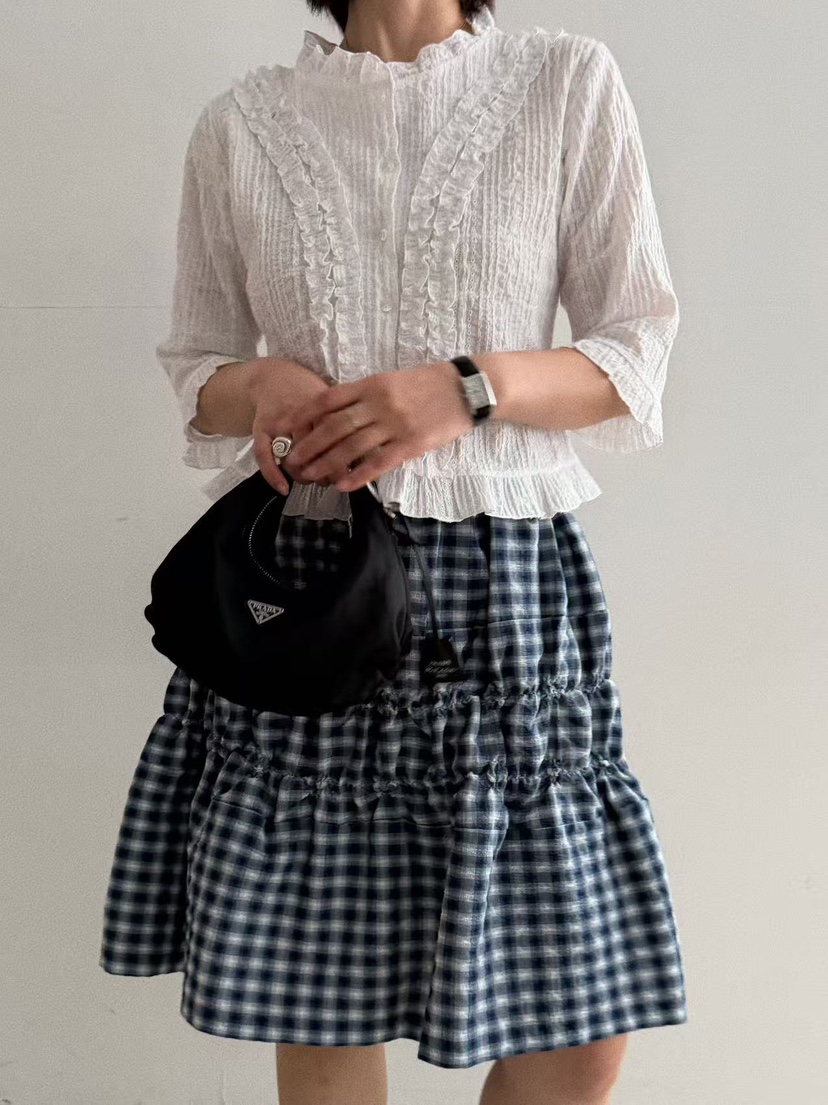 OLI SEOUL東大門代購女士新款職業時尚人氣真品襯衫蕾絲衫OLI SEOUL襯衫/蕾絲衫