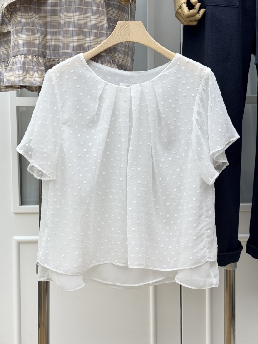 RE:FRESH-L東大門直郵女士新款時尚休閑推薦熱賣襯衫蕾絲衫RE:FRESH襯衫/蕾絲衫圖色1