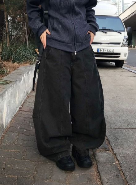 HESTORY東大門實拍女士新品職業時尚人氣熱賣牛仔褲男女同款HESTORY牛仔褲