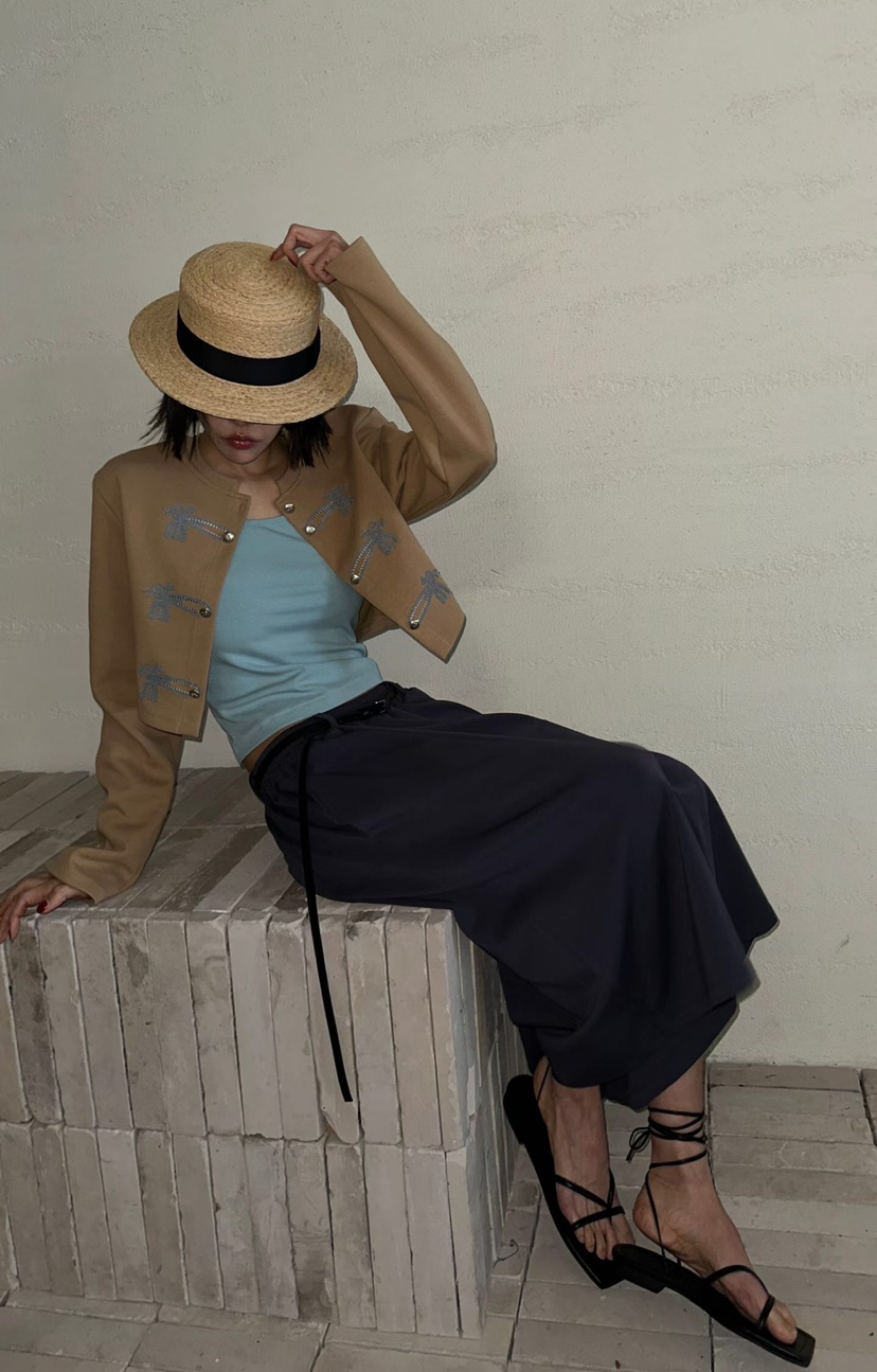 GENTLE B/LOVENTINA韓國代購女裝新品職業休閑褲不含腰帶GENTLE B/LOVENTINA休閑褲