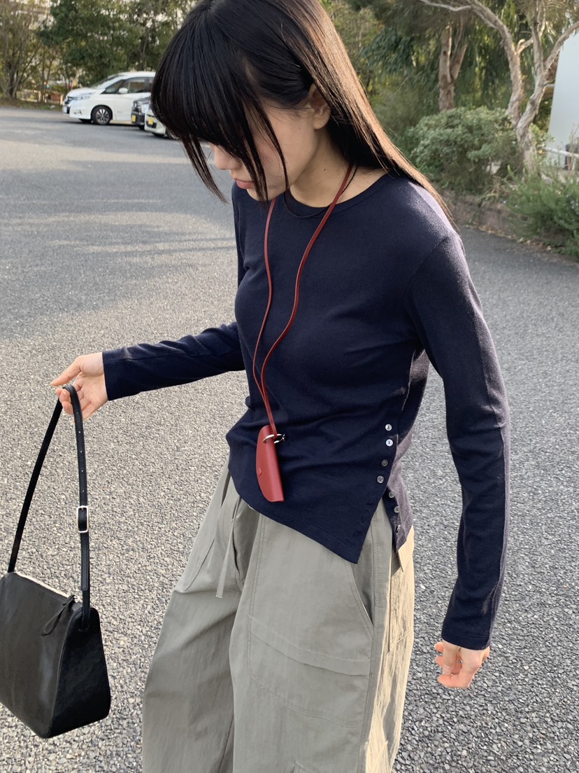 BAKING POWDER韓國代購女士新品熱賣職業休閑真品長袖T恤BAKING POWDER長袖T恤圖色3