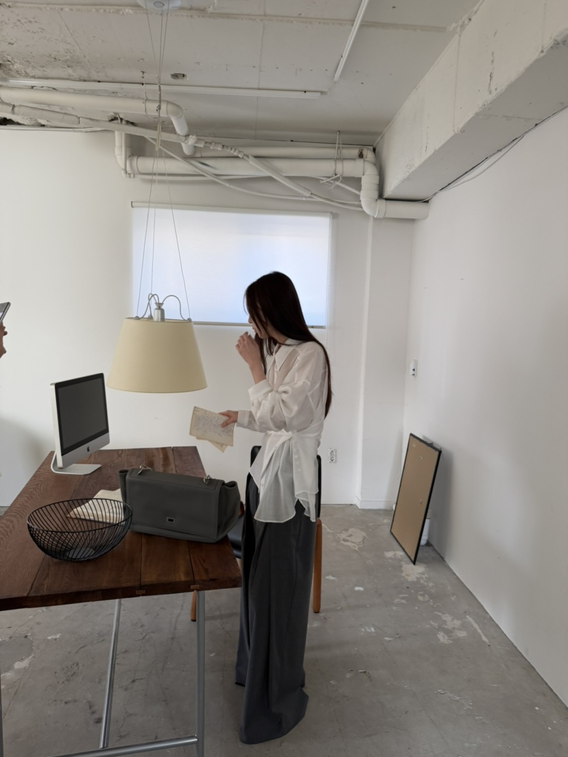 LE AVE東大門代購女裝新款26春夏熱賣推薦職業襯衫蕾絲衫LE AVE襯衫/蕾絲衫