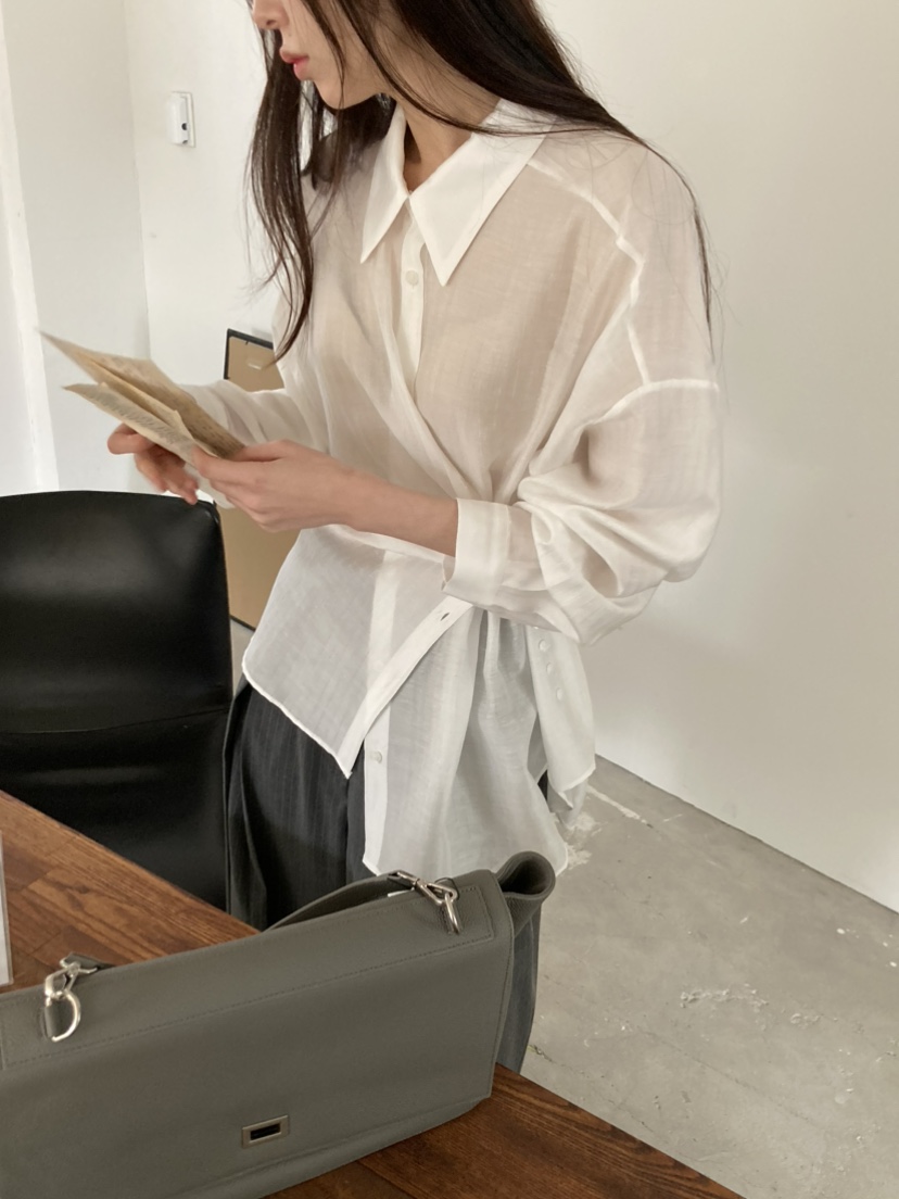 LE AVE東大門代購女裝新款26春夏熱賣推薦職業襯衫蕾絲衫LE AVE襯衫/蕾絲衫