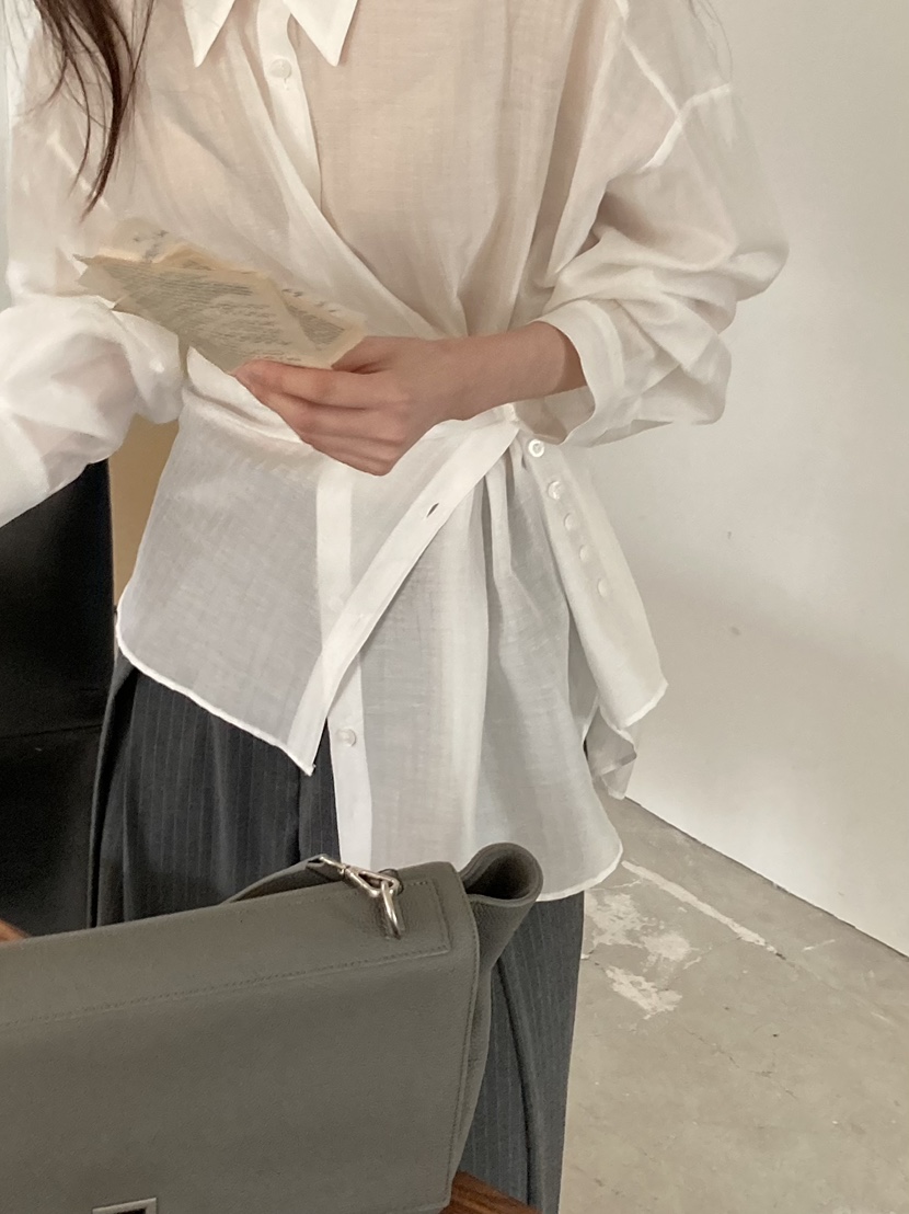 LE AVE東大門代購女裝新款26春夏熱賣推薦職業襯衫蕾絲衫LE AVE襯衫/蕾絲衫