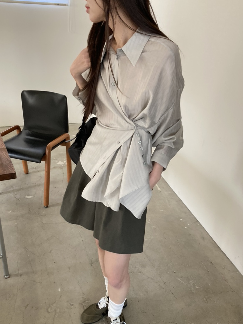 LE AVE東大門代購女裝新款26春夏熱賣推薦職業襯衫蕾絲衫LE AVE襯衫/蕾絲衫