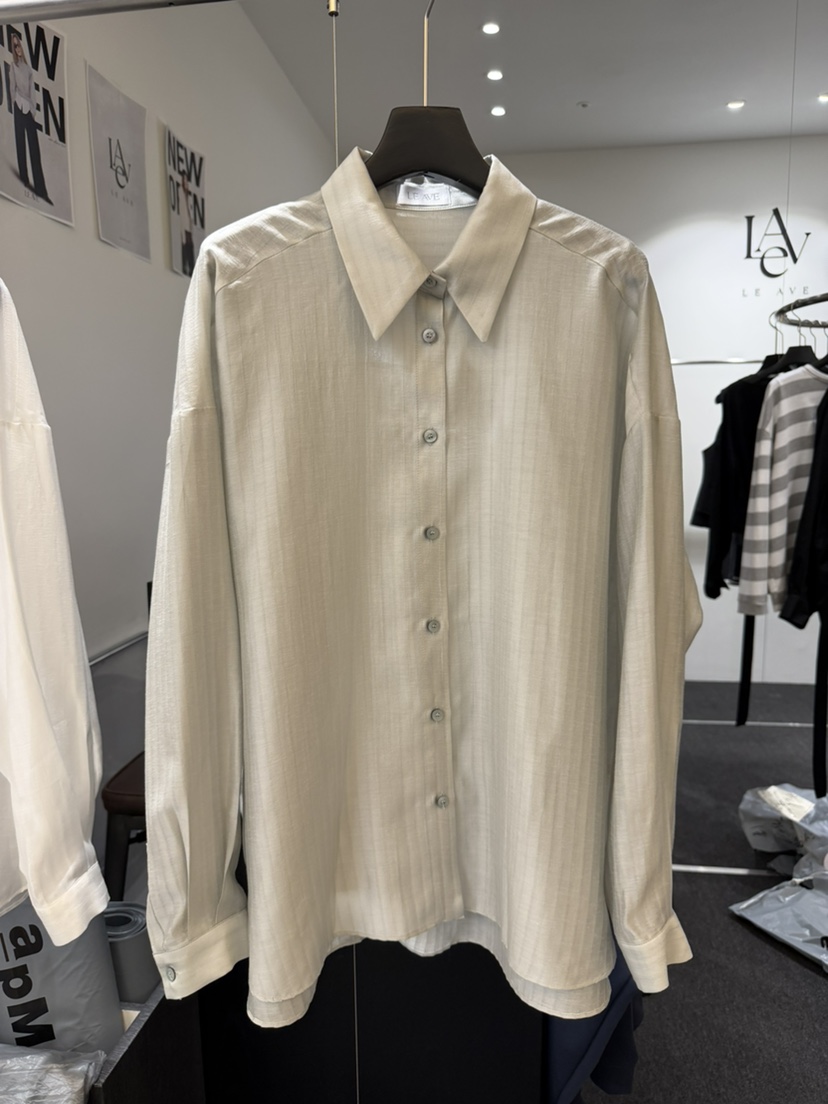 LE AVE東大門代購女裝新款26春夏熱賣推薦職業襯衫蕾絲衫LE AVE襯衫/蕾絲衫圖色1