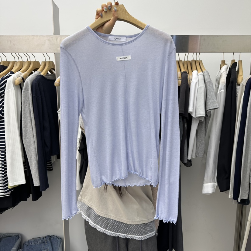 SPECIAL韓國東大門直郵女裝新款推薦休閑人氣26春夏長袖T恤SPECIAL長袖T恤圖色1
