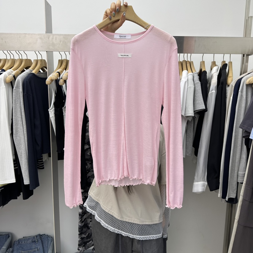 SPECIAL韓國東大門直郵女裝新款推薦休閑人氣26春夏長袖T恤SPECIAL長袖T恤圖色4