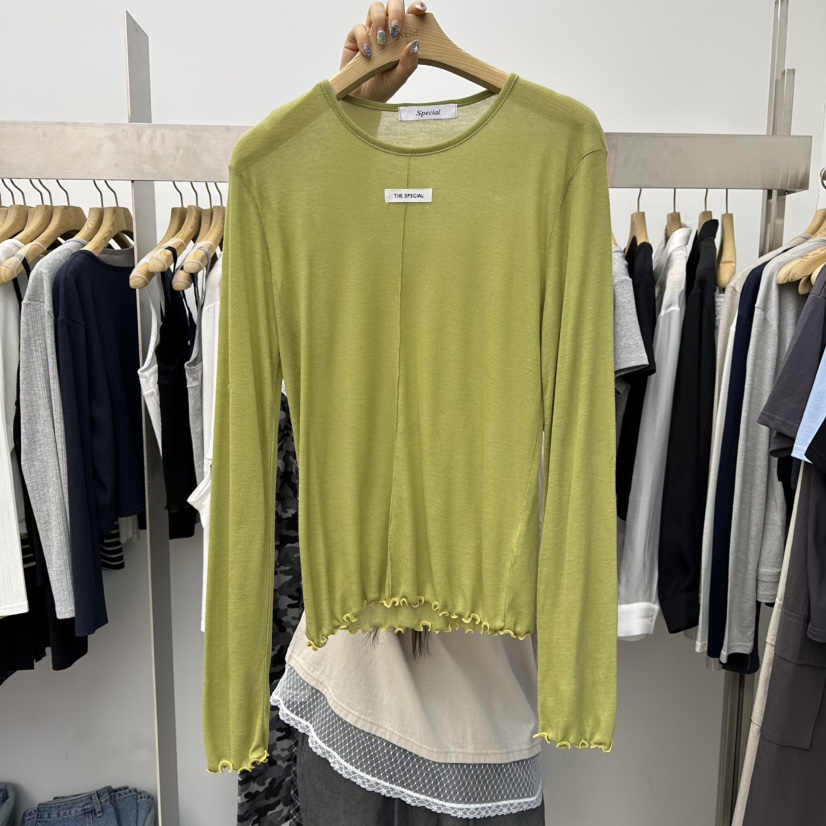SPECIAL韓國東大門直郵女裝新款推薦休閑人氣26春夏長袖T恤SPECIAL長袖T恤圖色5
