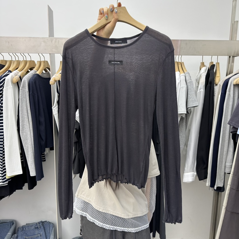 SPECIAL韓國東大門直郵女裝新款推薦休閑人氣26春夏長袖T恤SPECIAL長袖T恤圖色11