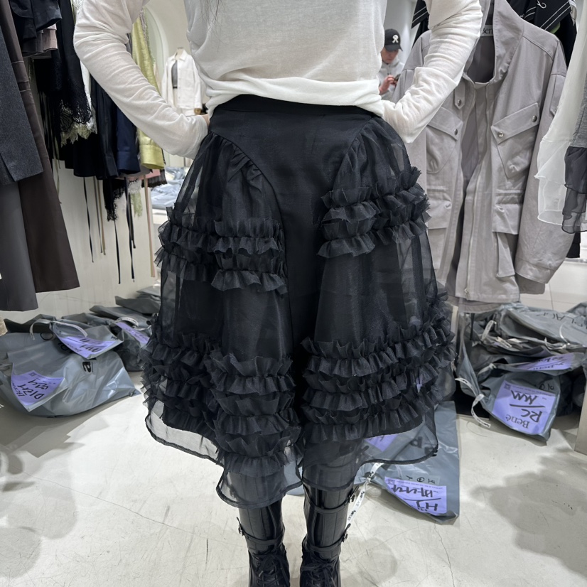 BENE韓國代購女裝新品人氣時尚職業推薦休閑半身裙中短裙BENE半身裙/中短裙圖色3黑色